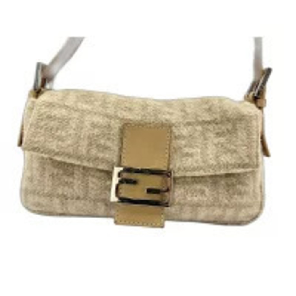 Fendi Mamma Bucket Handbag Beige Cream